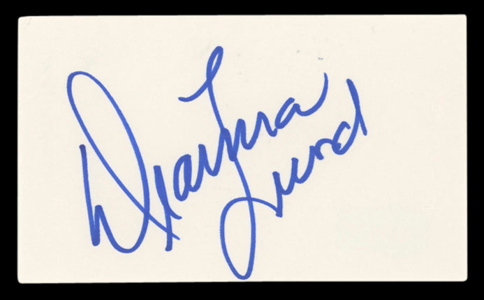 Deanna Lund Land of the Giants Authentic Signed 3x5 Index Card BAS #BV03130