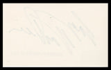 Casper Van Dien Starship Troopers Authentic Signed 3x5 Index Card BAS #BS29336