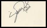Sidney Poitier In The Heat of the Night Signed 3x5 Index Card BAS #BV01245