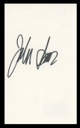 John Amos Good Times Authentic Signed 3x5 Index Card Autographed BAS #BV59127