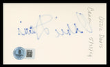 Ossie Davis Do the Right Thing Authentic Signed 3x5 Index Card BAS #BV59128