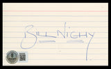 Bill Nighy Underworld Authentic Signed 3x5 Index Card Autographed BAS #BS29359