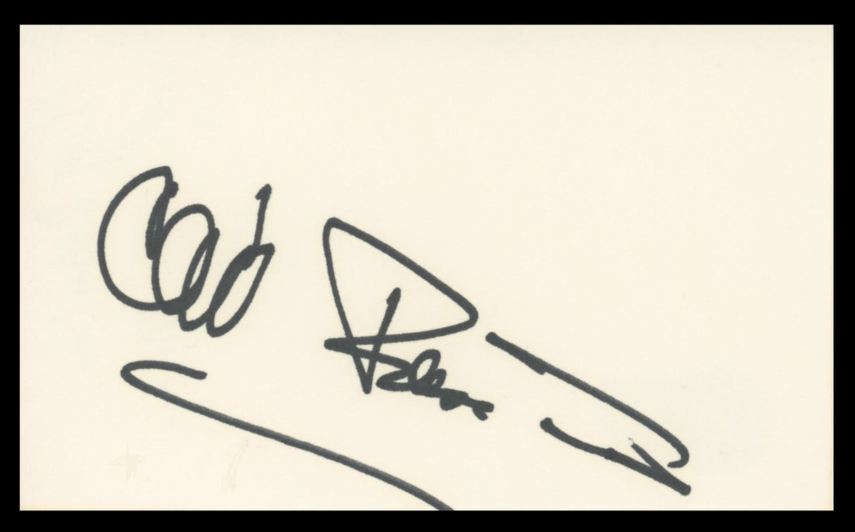 Cliff Robertson Charly Authentic Signed 3x5 Index Card Autographed BAS #BV59129
