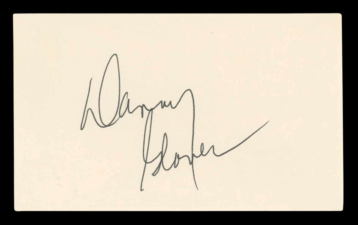 Danny Glover Lethal Weapon Signed 3x5 Index Card Autographed BAS #BL96626