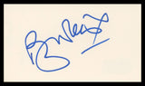 Roger Rees Cheers Authentic Signed 3x5 Index Card Autographed BAS #BV02142