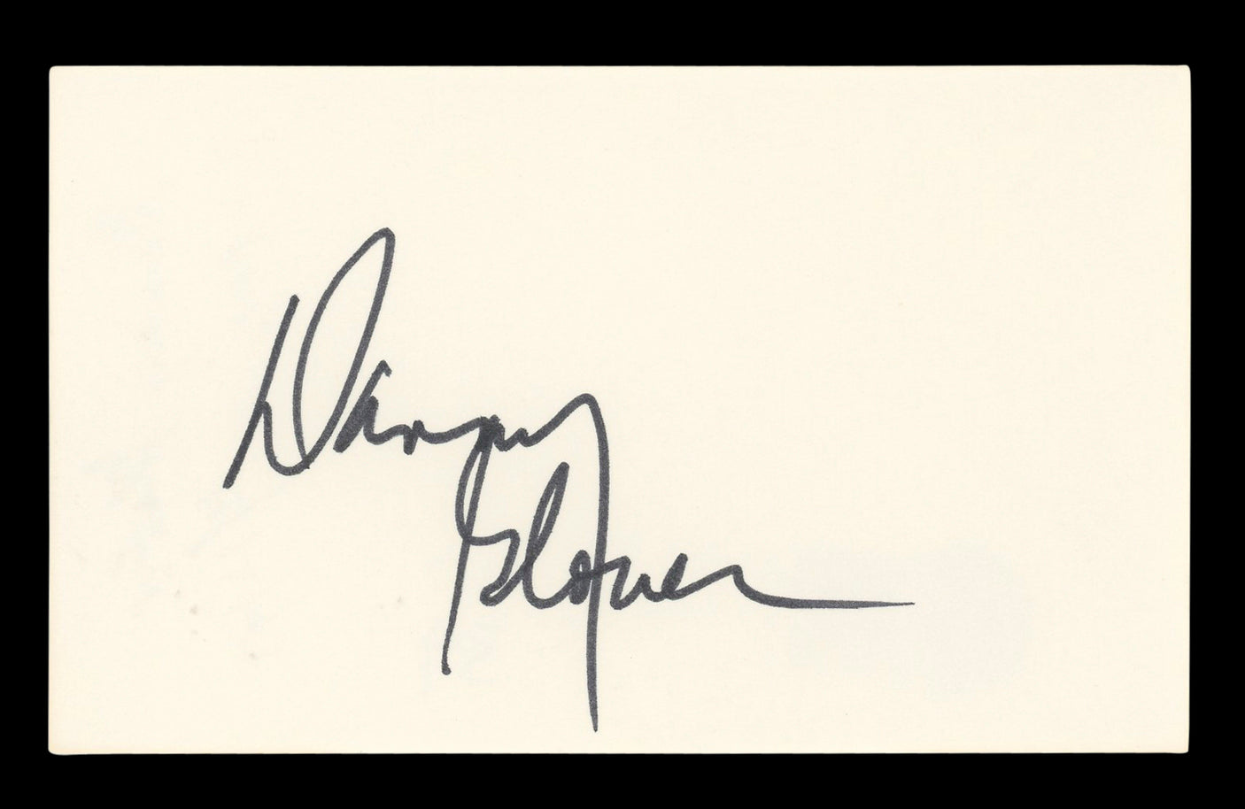 Danny Glover Lethal Weapon Signed 3x5 Index Card Autographed BAS #BL96627