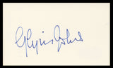 Glynis Johns Mary Poppins Authentic Signed 3x5 Index Card BAS #BV59132