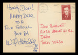 Will Hutchins Sugarfoot Authentic Signed 5x7 Postcard Autographed JSA #AX48128