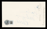 Charles Nelson Reilly Match Game Authentic Signed 3x5 Index Card BAS #BV03153