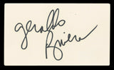 Geraldo Rivera Authentic Signed 3x5 Index Card Autographed BAS #BV00146