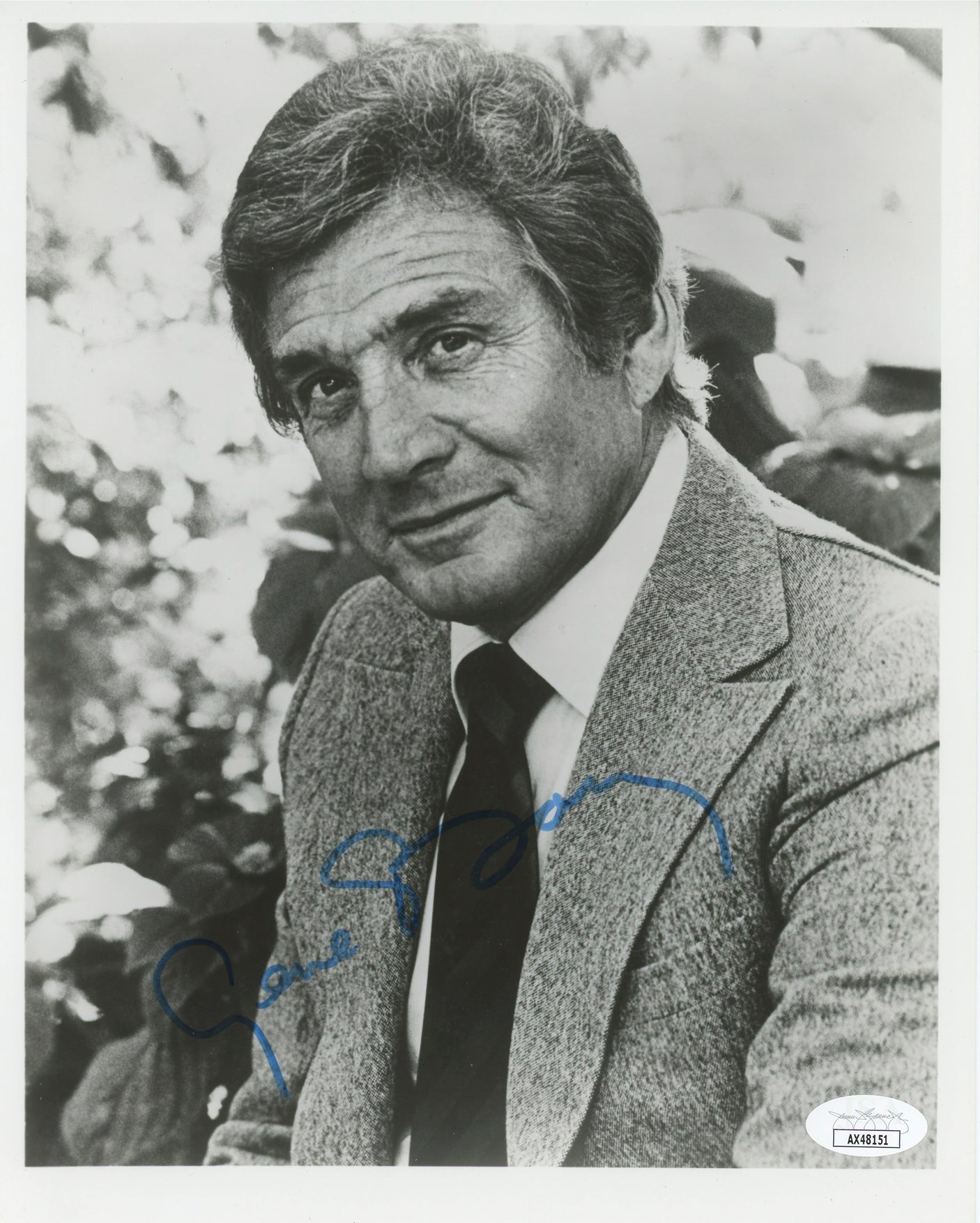 Gene Barry Bat Masterson Authentic Signed 8x10 Photo Autographed JSA #AX48151