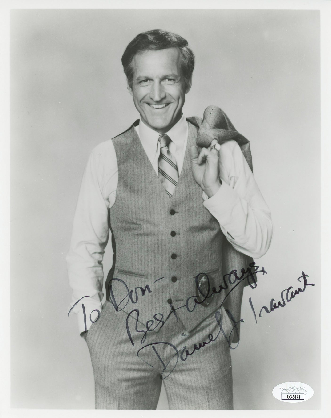 Daniel Travanti Hill Street Blues "To Don" Signed 8x10 Photo JSA #AX48141