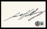 Josh Holloway Lost Authentic Signed 3x5 Index Card Autographed BAS #BS29443