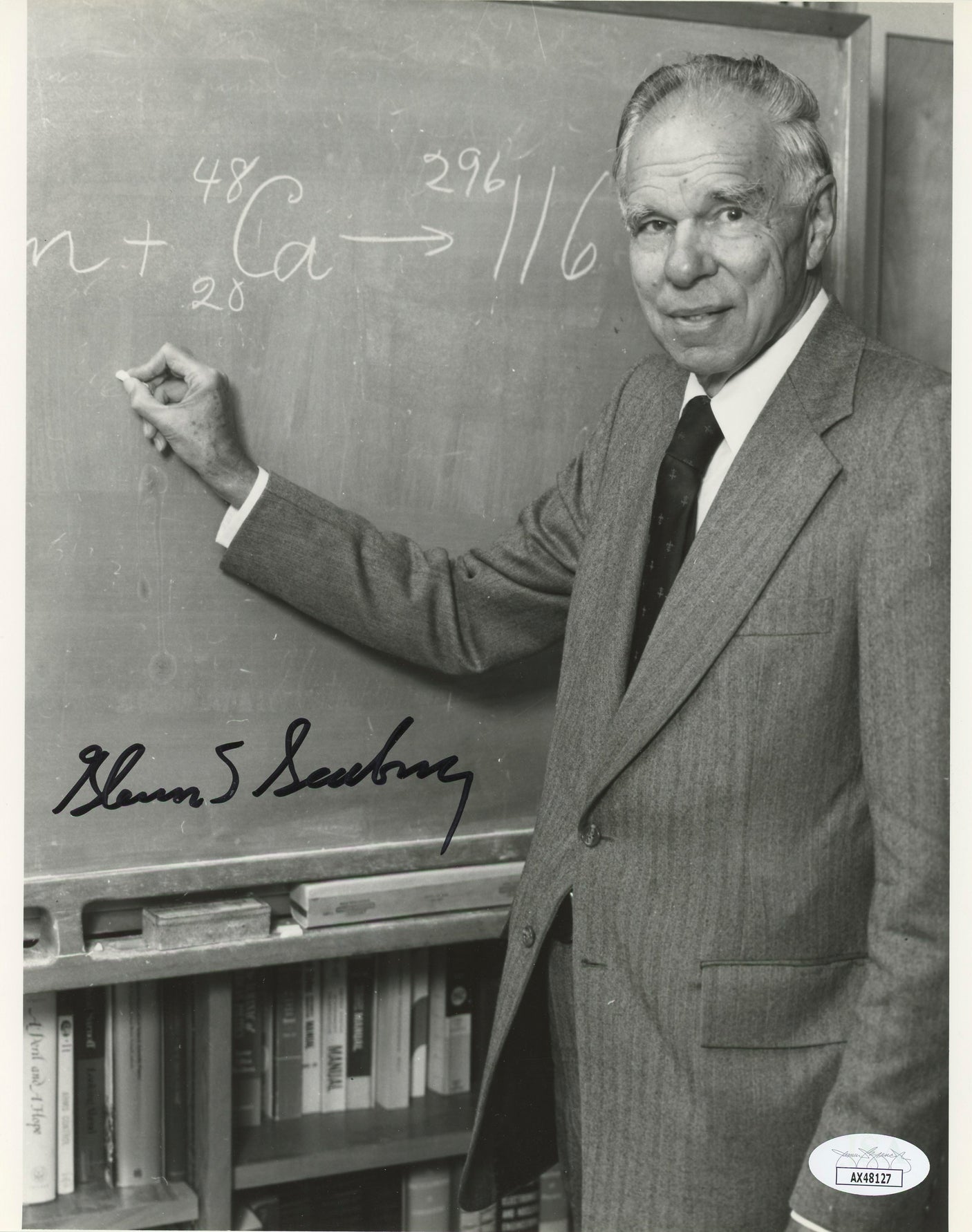 Glenn Seaborg Chemist Authentic Signed 8x10 Photo Autographed JSA #AX48127