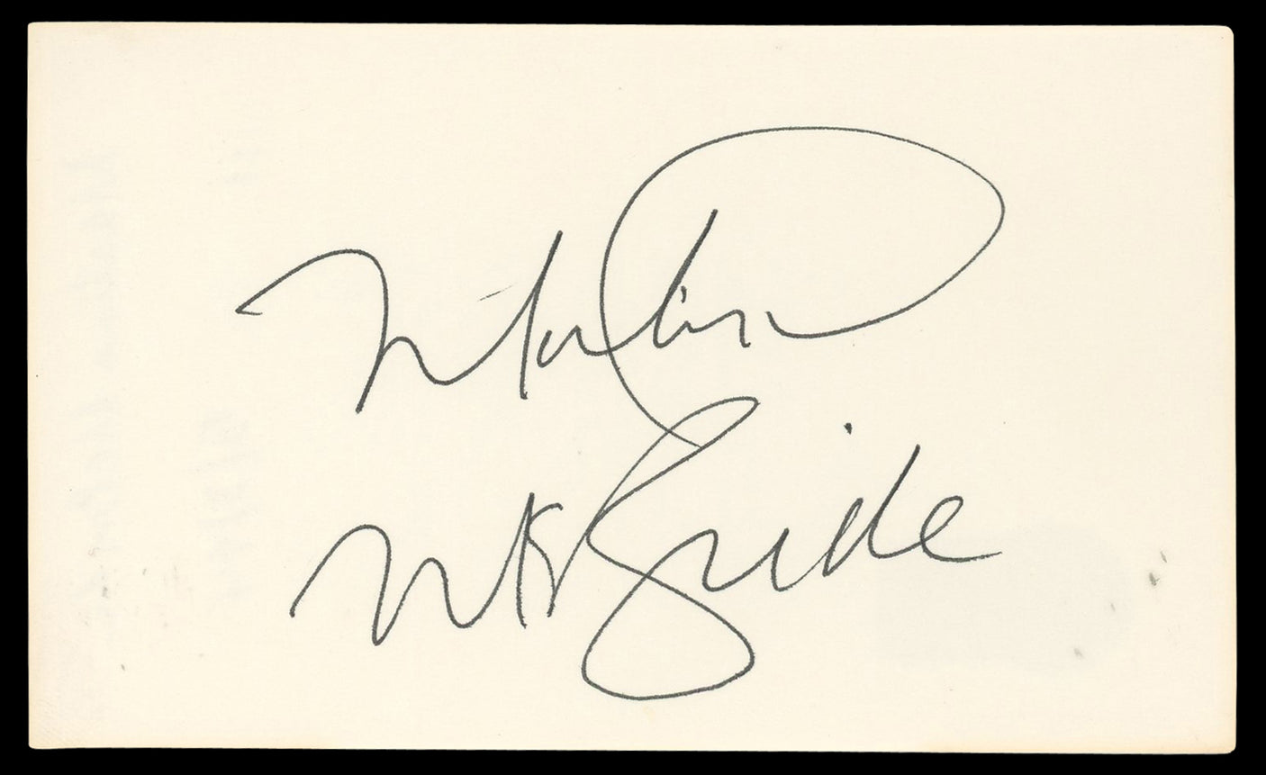 Martina McBride Musician Authentic Signed 3x5 Index Card BAS #BN06518