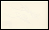 Sharon Gless Burn Notice Authentic Signed 3x5 Index Card BAS #BS29430
