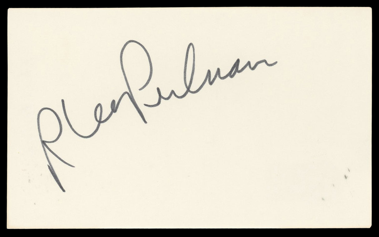 Rhea Perlman Cheers Authentic Signed 3x5 Index Card Autographed BAS #BN06521