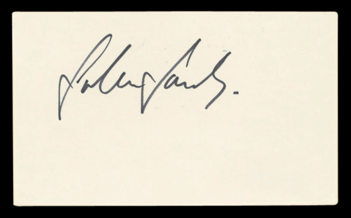 Julian Sands A Room with a View Authentic Signed 3x5 Index Card BAS #BV00137