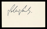 Julian Sands A Room with a View Authentic Signed 3x5 Index Card BAS #BV00137