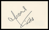 Marina Sirtis Star Trek: The Next Generation Signed 3x5 Index Card BAS #BV59113