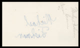 Michael Fishman Roseanne Authentic Signed 3x5 Index Card BAS #BS29317