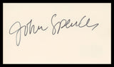 John Spencer The West Wing Authentic Signed 3x5 Index Card BAS #BV03161