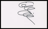 Gillian Anderson The X-Files Authentic Signed 3x5 Index Card BAS #BS29403