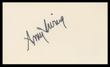 Amy Irving Yentl Authentic Signed 3x5 Index Card Autographed BAS #BV59117