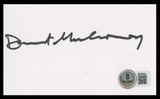Dermot Mulroney My Best Friend's Wedding Signed 3x5 Index Card BAS #BS29404