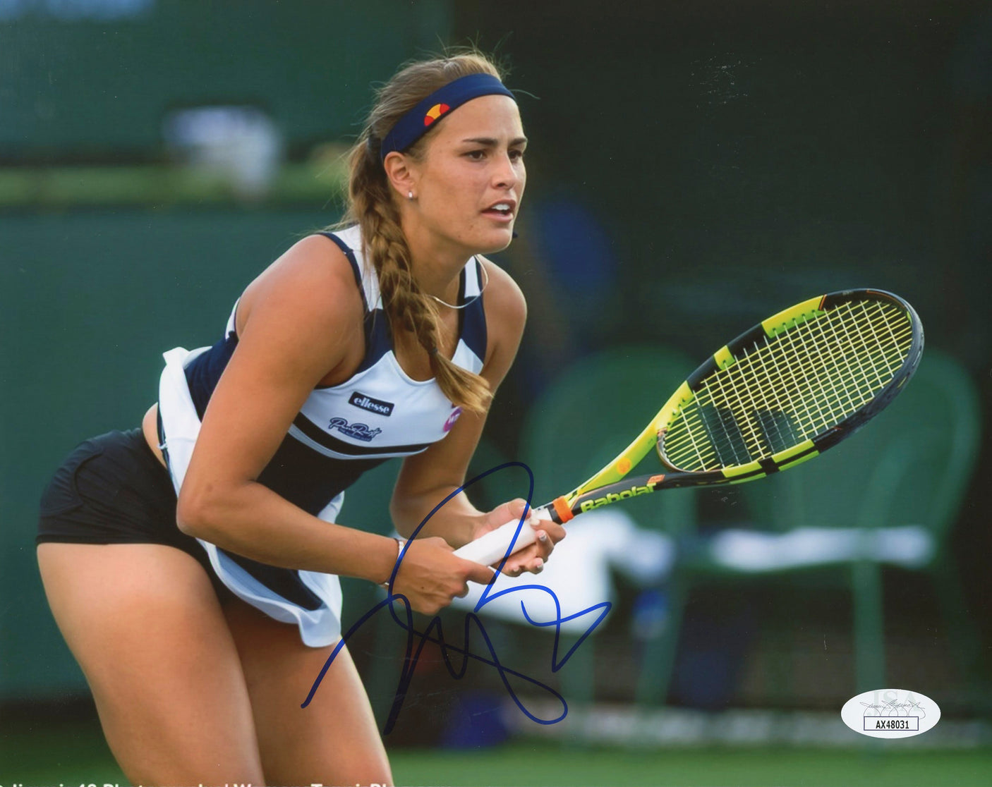 Monica Puig Tennis Authentic Signed 8x10 Photo Autographed JSA #AX48031
