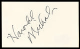 Harold Nicholas Down Argentine Way Authentic Signed 3x5 Index Card BAS #BL98890