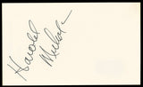 Harold Nicholas Down Argentine Way Authentic Signed 3x5 Index Card BAS #BL98889