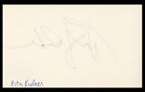 Rita Rudner Comedian & Actor Authentic Signed 3x5 Index Card BAS #BS29412