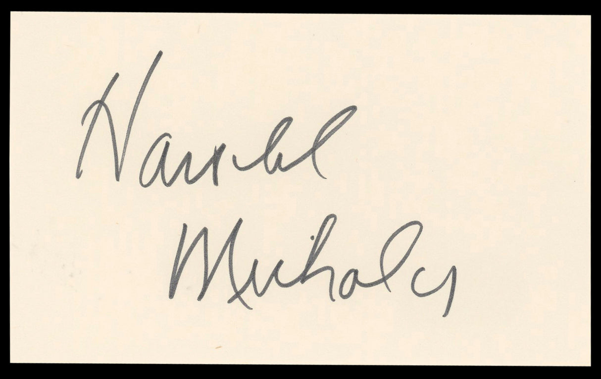 Harold Nicholas Down Argentine Way Authentic Signed 3x5 Index Card BAS #BL98888