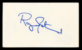 Roger Spottiswoode Authentic Signed 3x5 Index Card Autographed BAS #BV00113