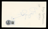 Roger Spottiswoode Authentic Signed 3x5 Index Card Autographed BAS #BV00113