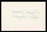 Clayton Moore The Lone Ranger "Lone Ranger" Signed 4x6 Index Card BAS #BS29334
