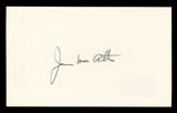 James MacArthur Hawaii Five-O Authentic Signed 3x5 Index Card BAS #BL98886