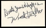 Dust "Iron Wing" McCrea Windwalker Authentic Signed 3x5 Index Card BAS #BL98884
