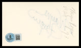 Wayne Rogers M*A*S*H Authentic Signed 3x5 Index Card Autographed BAS #BV02153