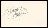 Wayne Rogers M*A*S*H Authentic Signed 3x5 Index Card Autographed BAS #BV02152