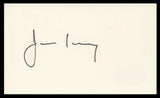 James Ivory A Room with a View Authentic Signed 3x5 Index Card BAS #BV59079