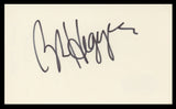Robert Hegyes Welcome Back, Kotter Authentic Signed 3x5 Index Card BAS #BV59081