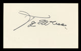 Joel McCrea Ride the High Country Authentic Signed 3x5 Index Card BAS #BL98881
