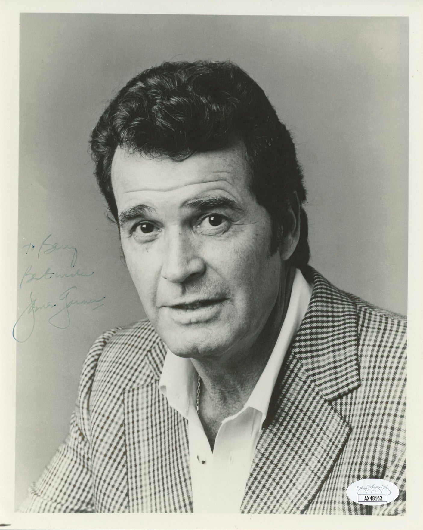 James Garner The Rockford Files Authentic Signed 8x10 Photo JSA #AX48162