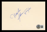 Martin Sheen Apocalypse Now Authentic Signed 4x6 Index Card BAS #BS29345