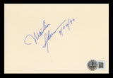 Martin Sheen Apocalypse Now Authentic Signed 4x6 Index Card BAS #BS29345