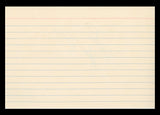 Martin Sheen Apocalypse Now Authentic Signed 4x6 Index Card BAS #BS29345