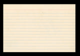 Martin Sheen Apocalypse Now Authentic Signed 4x6 Index Card BAS #BS29346