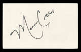 Marcia Cross Desperate Housewives Authentic Signed 3x5 Index Card BAS #BL96682